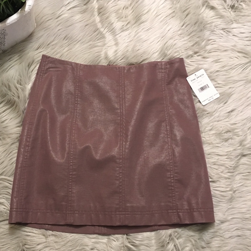 FP Modern Femme Vegan Leather Mini Skirt